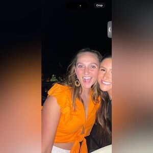 Abercrombie & Fitch Orange Blouse